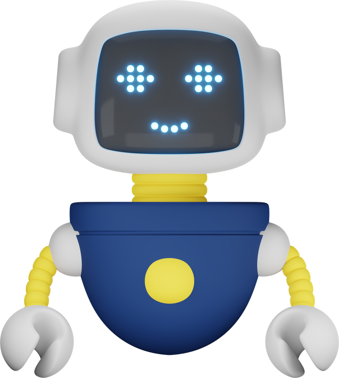 robot 3d illustration